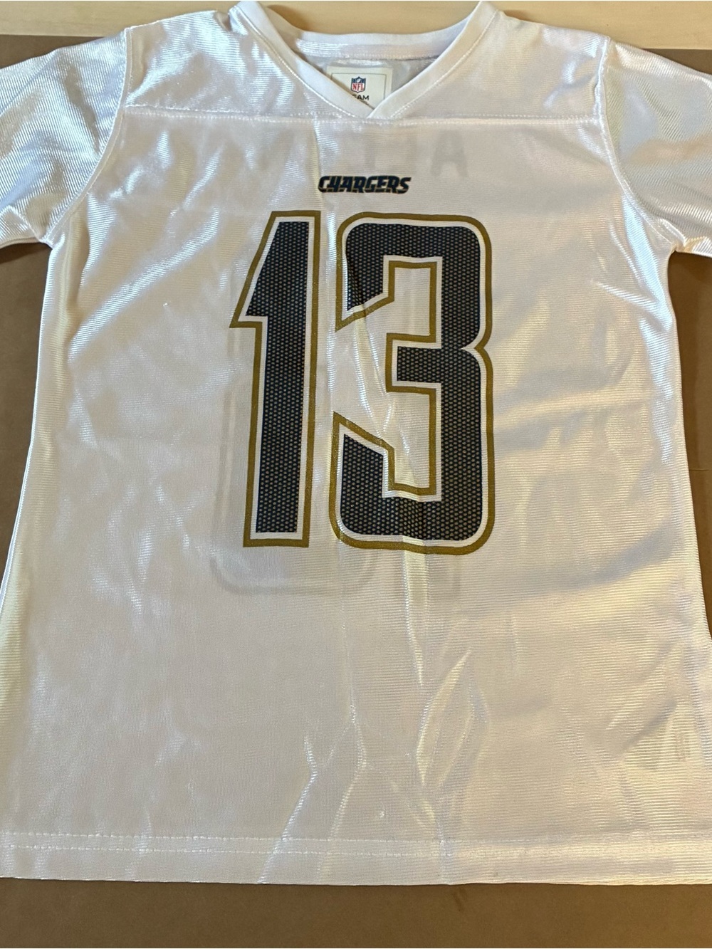 LA Chargers Girls White Jersey Size Small (7/8) #13 Keenan Allen